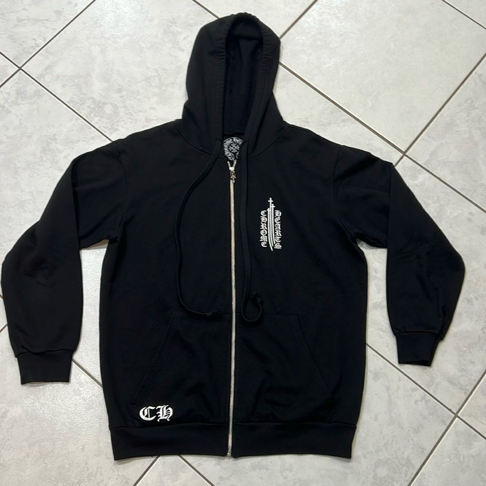 Chrome hearts vine dagger logo ship up hoodie